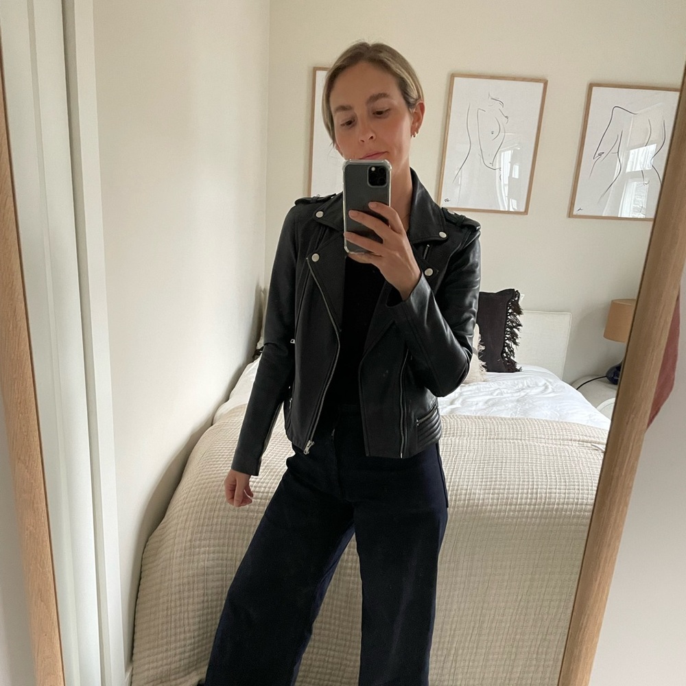 Maje Black Leather Jacket